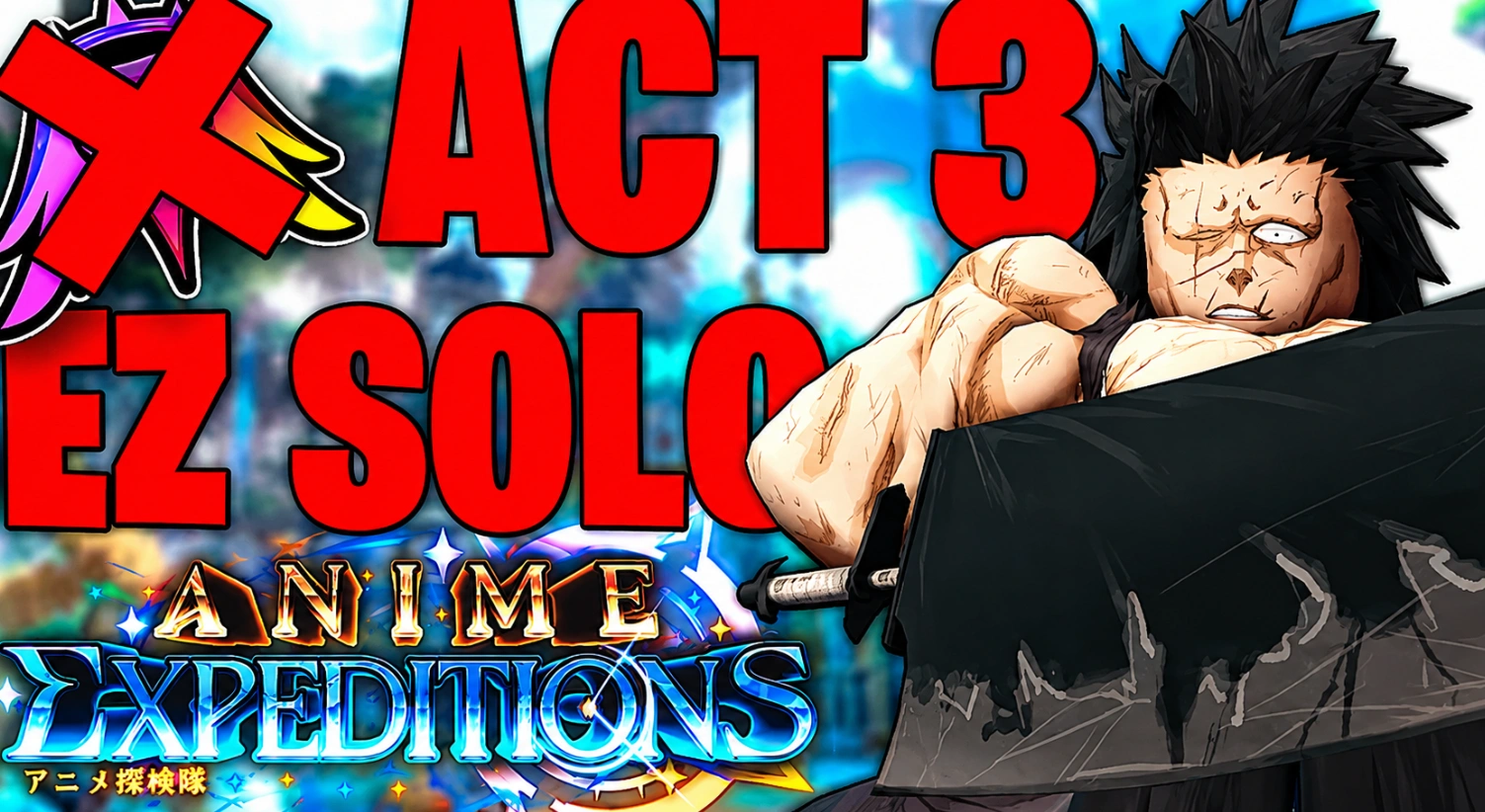 How to Solo Raid Act 3 in Anime Expeditions Without Unbound (Kenpachi Farming) artwork